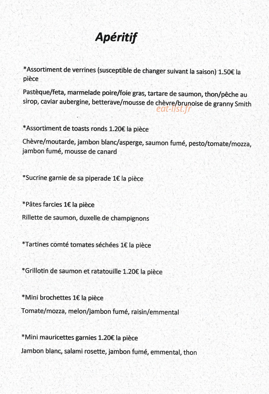 Le Train des Saveurs — carte page 10