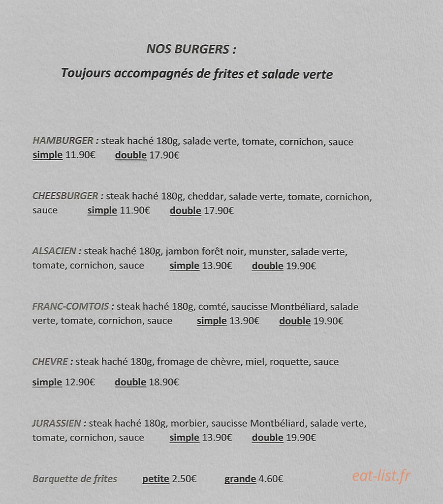 Le Train des Saveurs — carte page 1