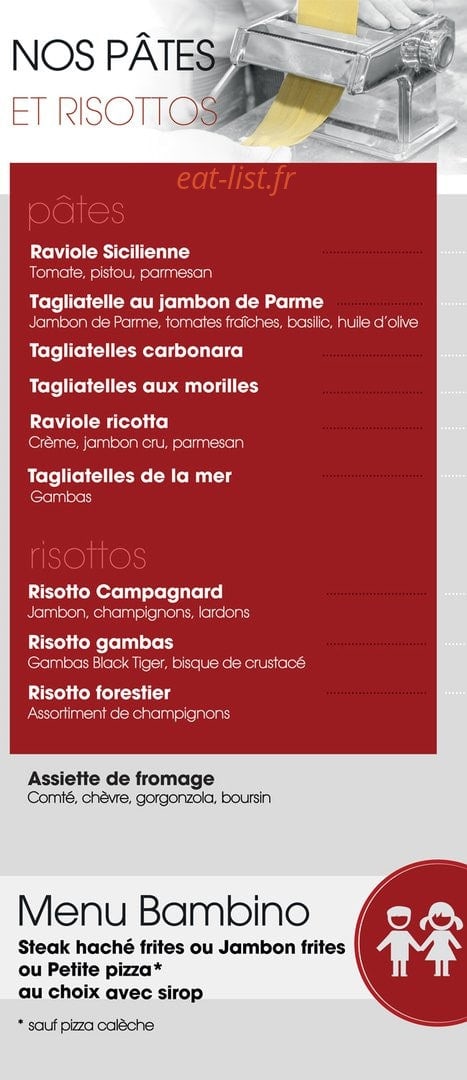 La Caleche — carte page 5