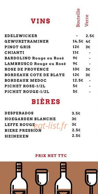 Pizza Capri — carte page 4