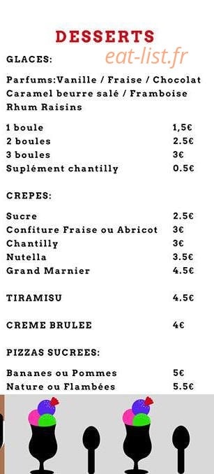 Pizza Capri — carte page 5