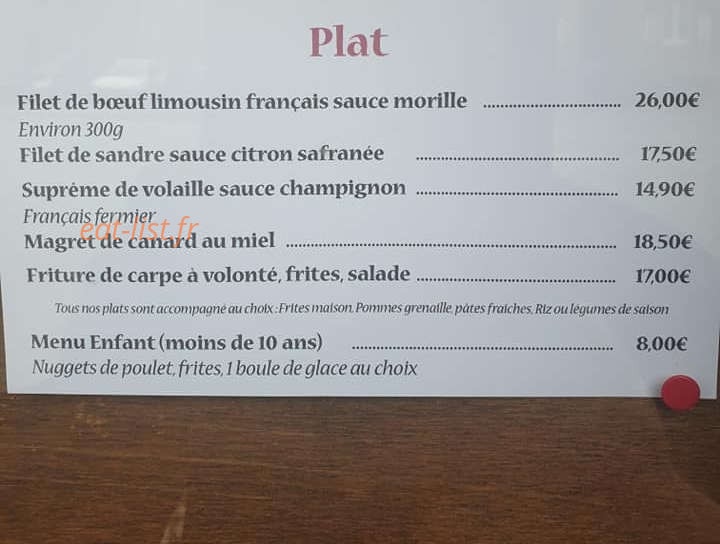Le relais d'alsace — carte page 4