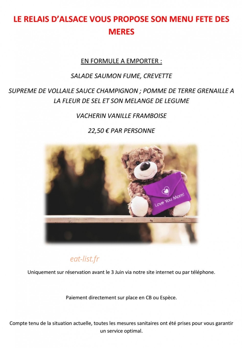 Le relais d'alsace — carte page 2