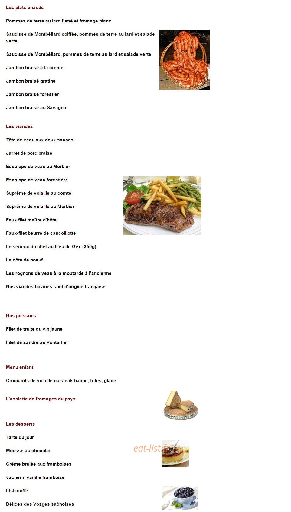 La petite Charrue — carte page 2