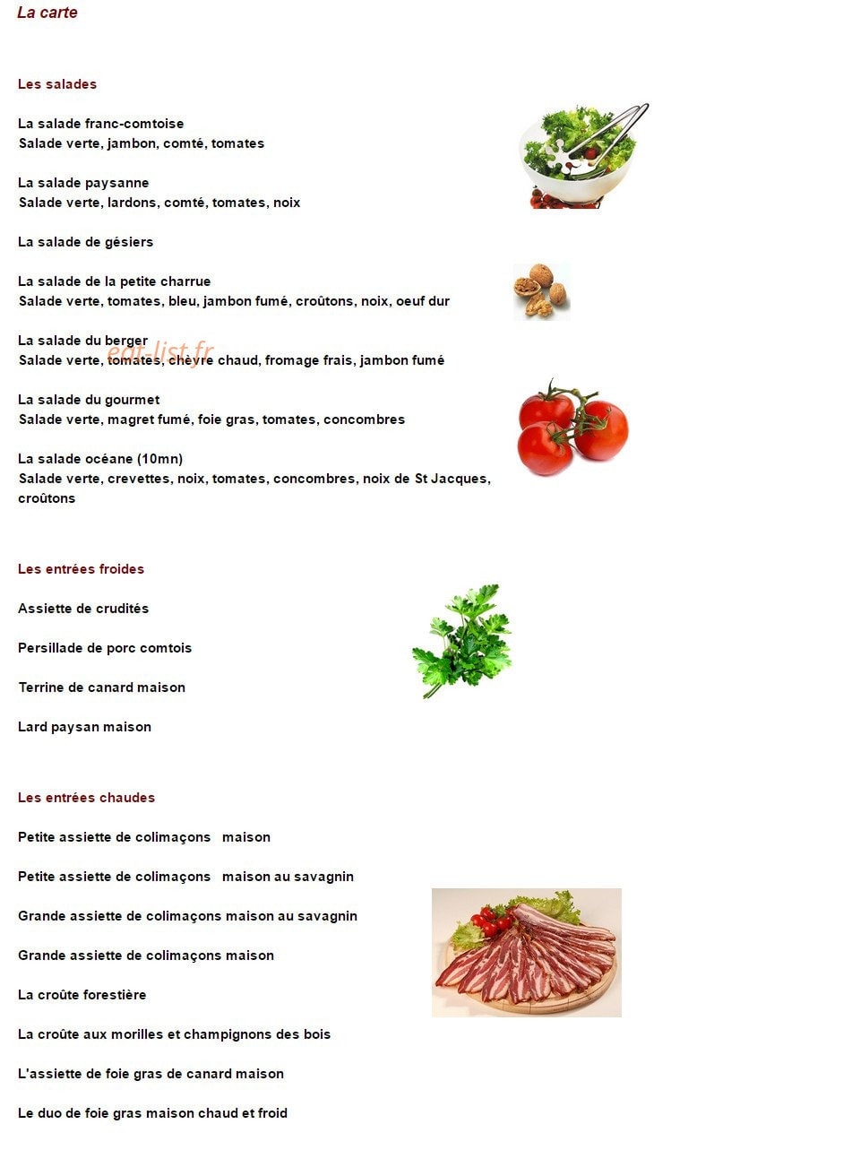 La petite Charrue — carte page 1
