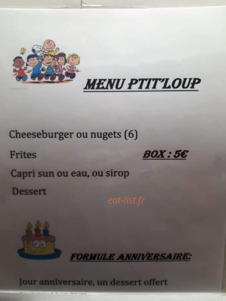 Le croq'lili — carte page 1