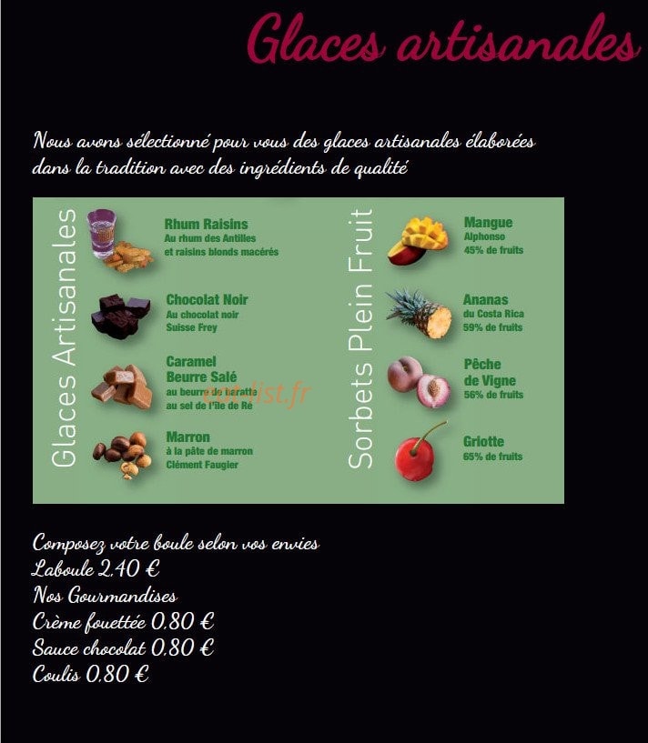Aux Trois Bonheurs — carte page 8