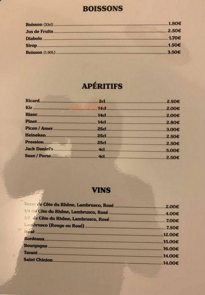L'Olive Bleue — carte page 7