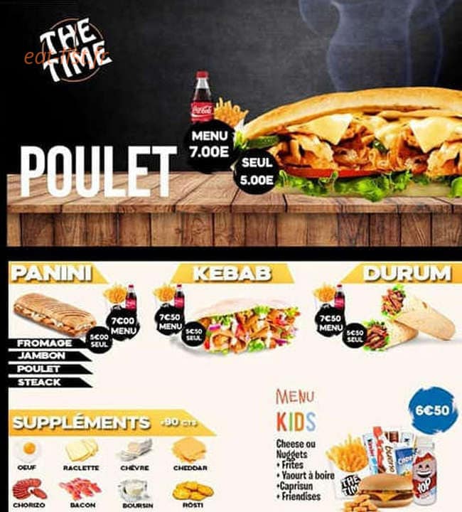 The Time By Mistral — carte page 2