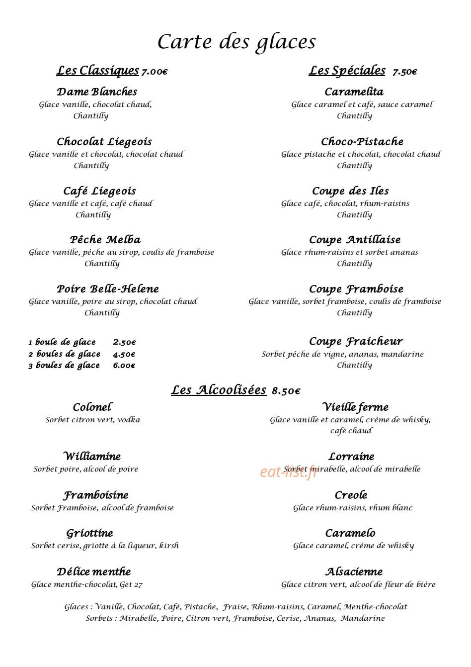 La Vieille Ferme — carte page 13