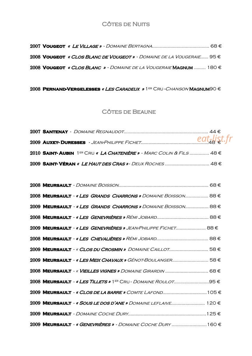 Le Pot d'Etain — carte page 9