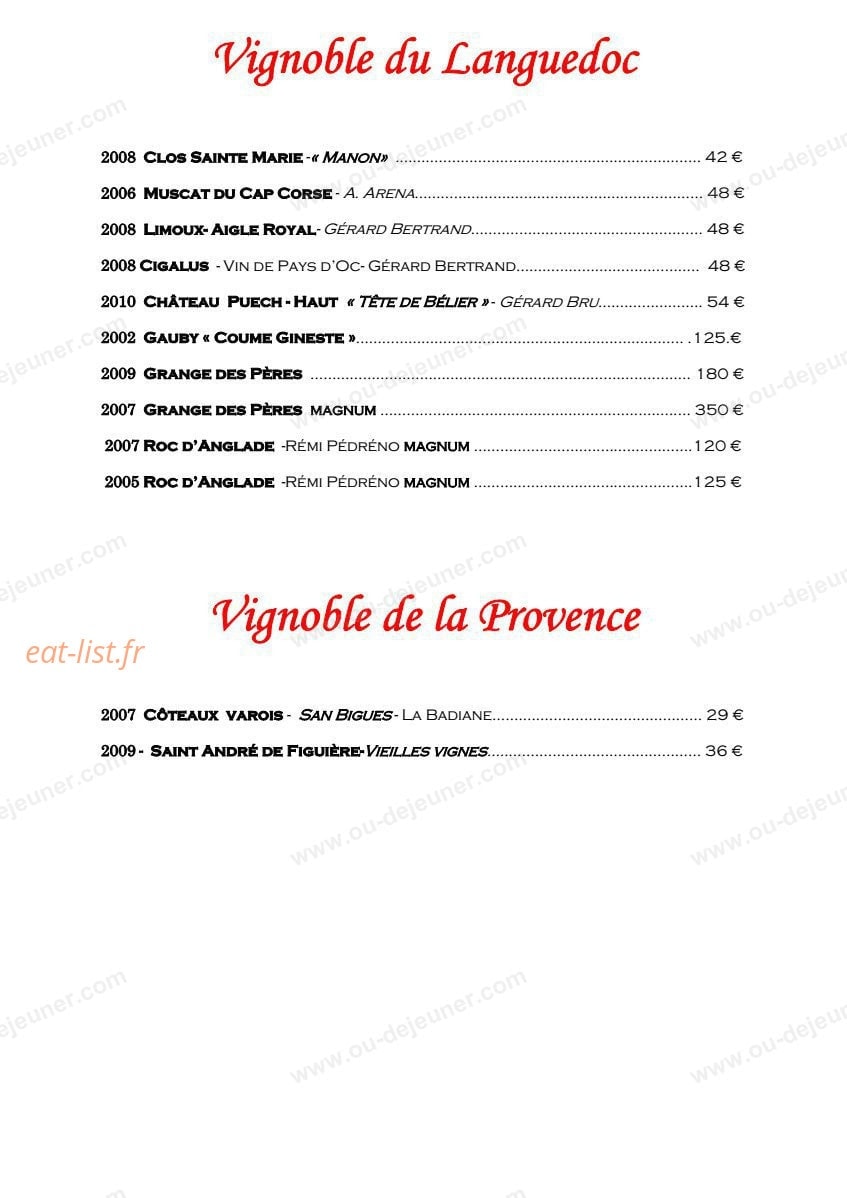 Le Pot d'Etain — carte page 13
