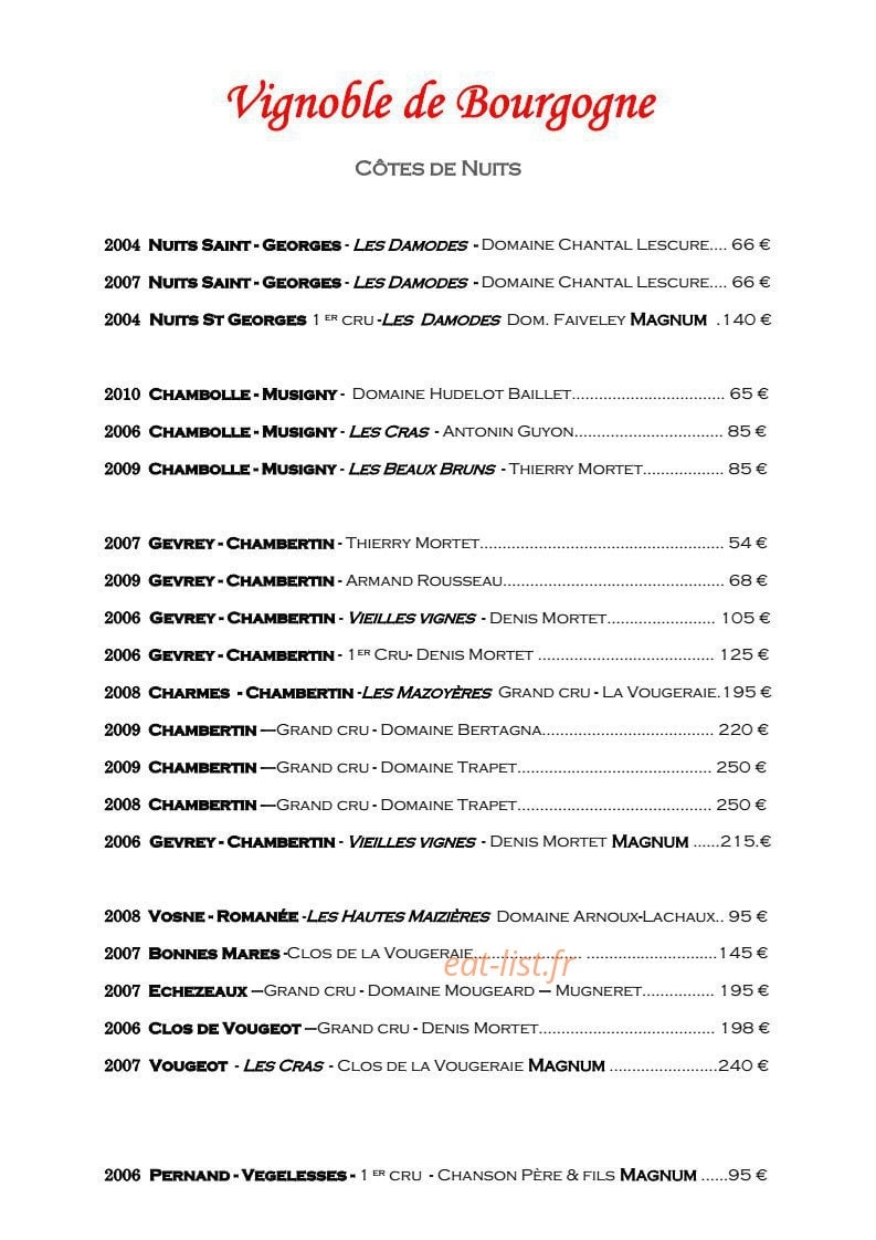 Le Pot d'Etain — carte page 20