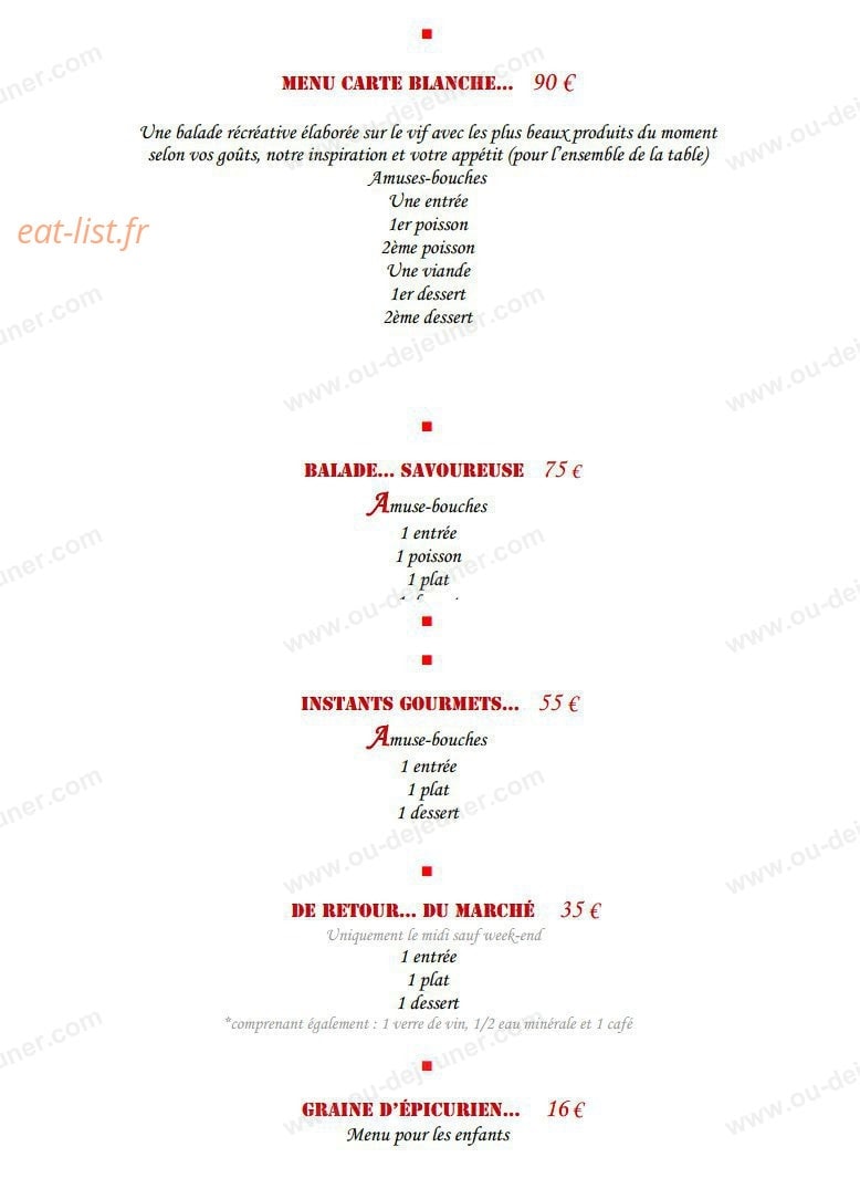 Le Pot d'Etain — carte page 2