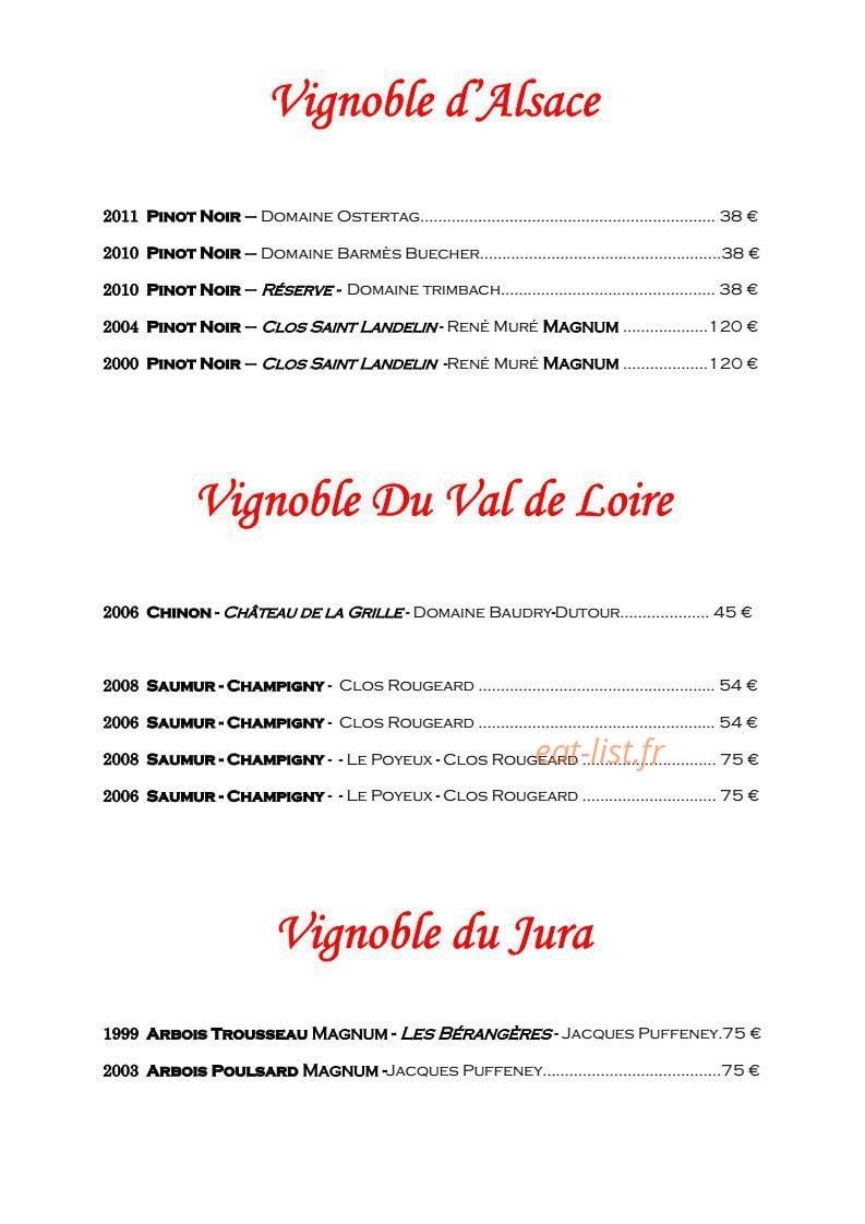 Le Pot d'Etain — carte page 17