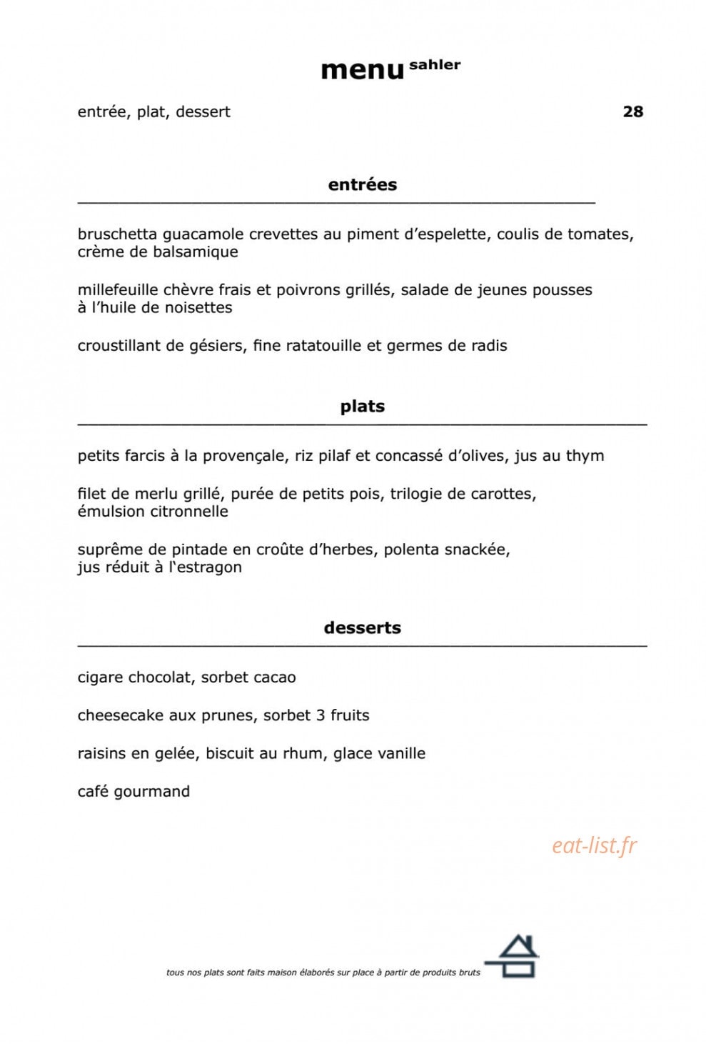 La Terrasse — carte page 2