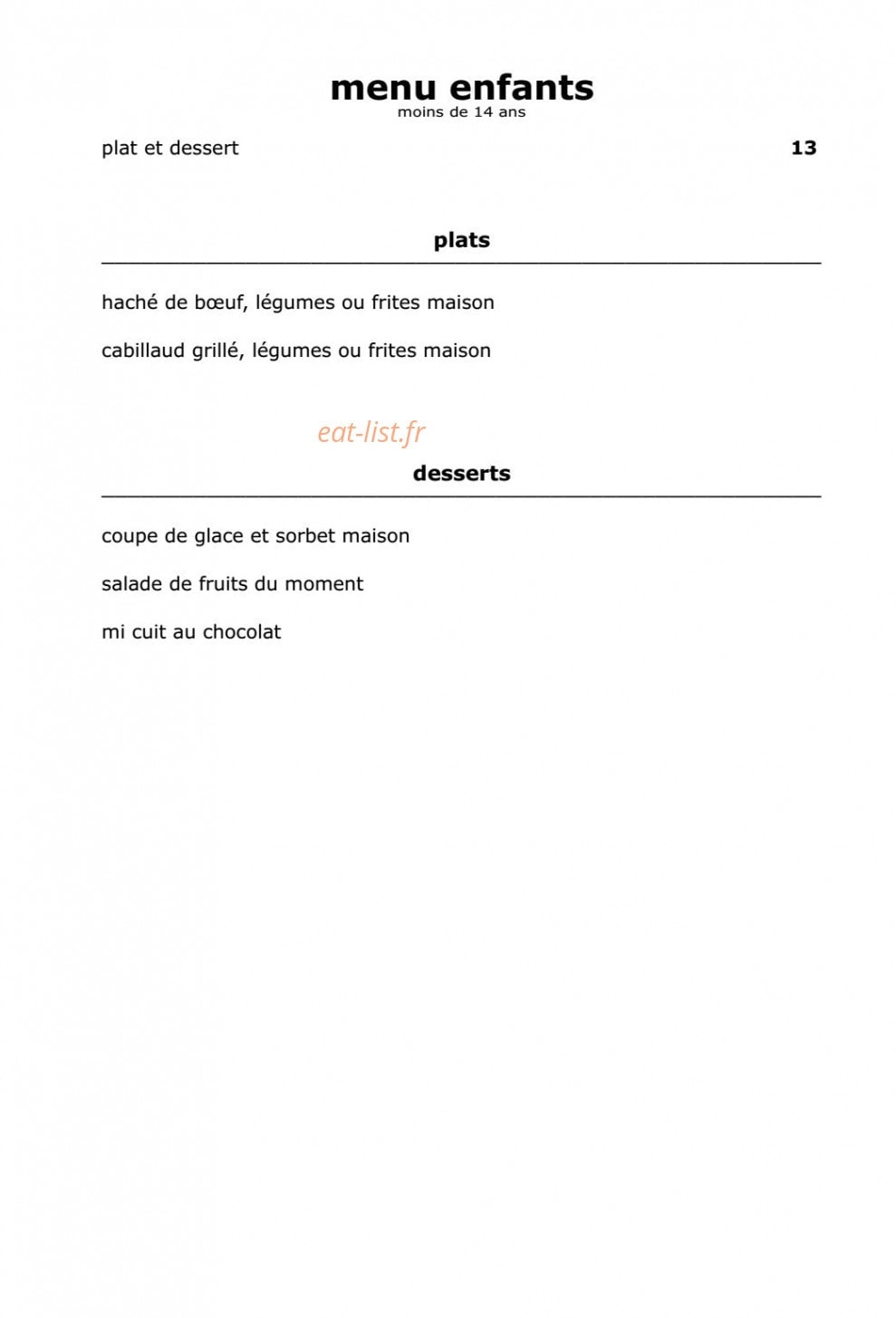 La Terrasse — carte page 4