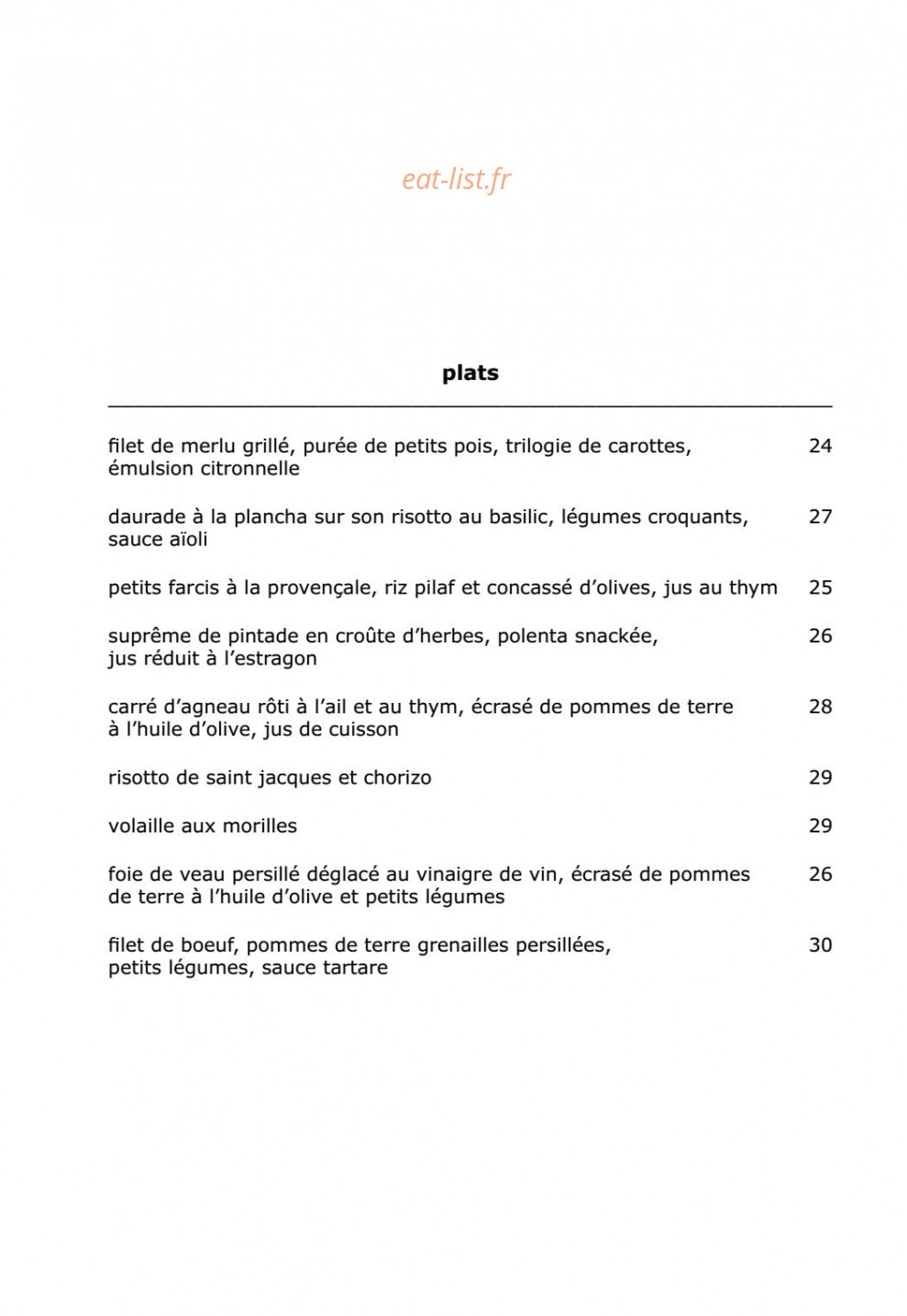 La Terrasse — carte page 6