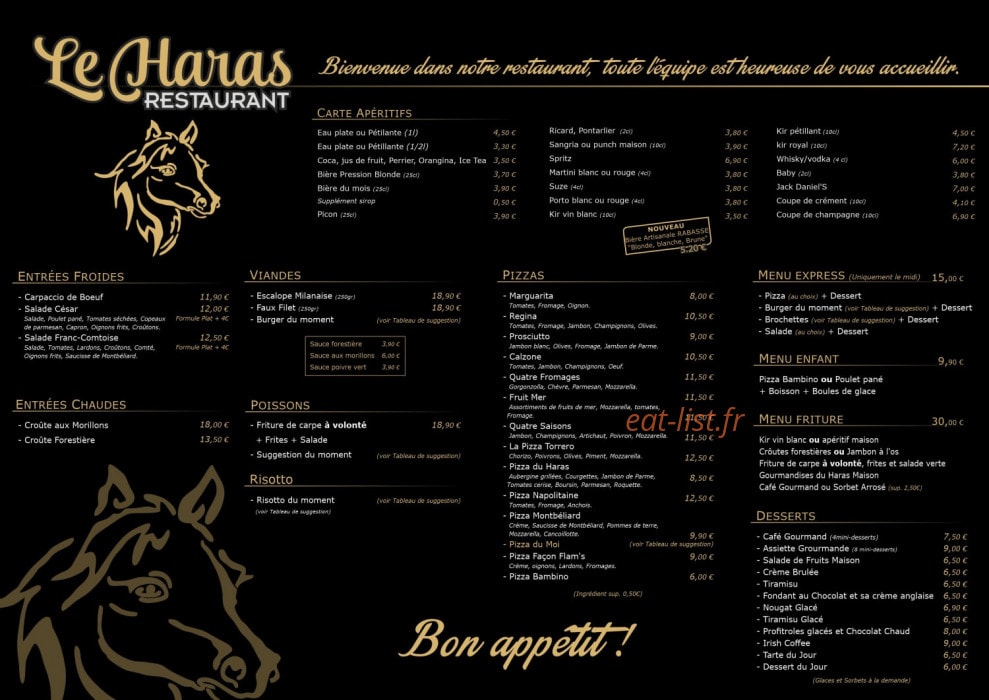 Le Haras — carte page 1