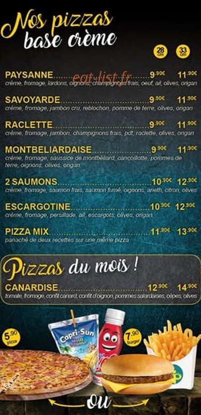 Giustina Pizza — carte page 3