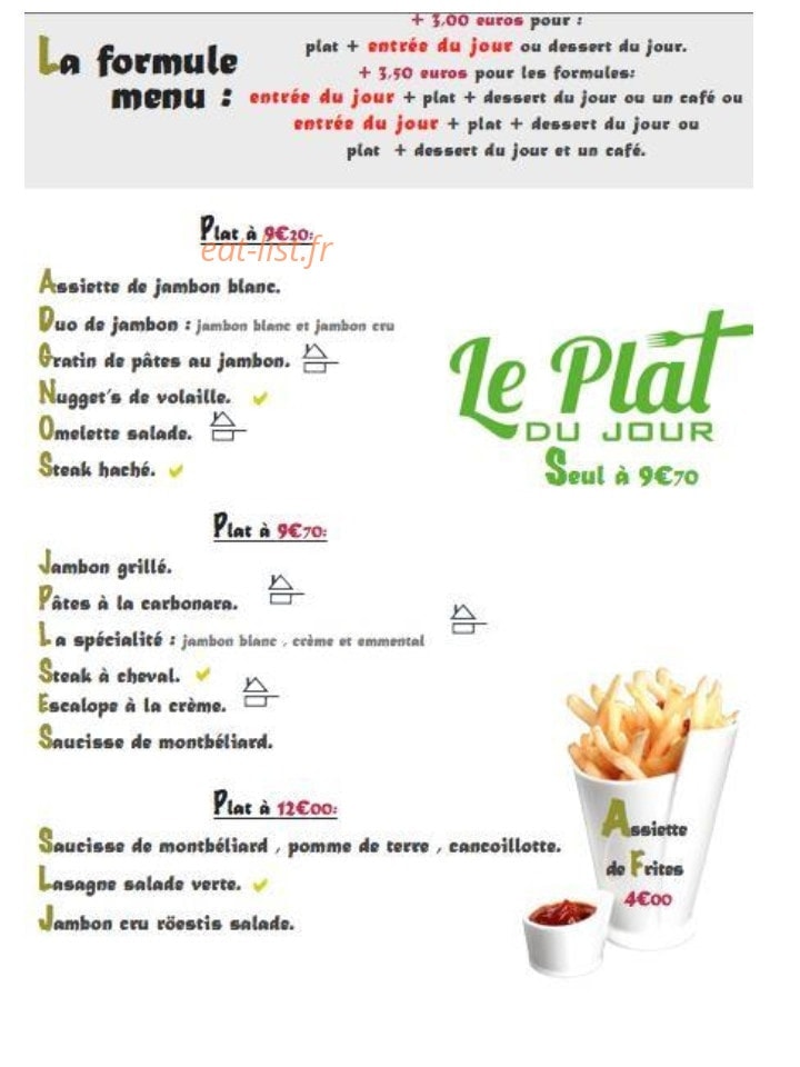Le Tic Tac — carte page 4