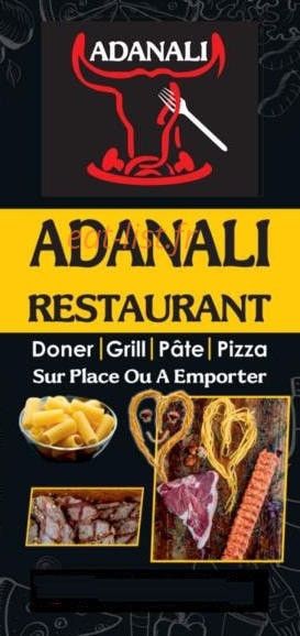 Adanali Restaurant — carte page 1