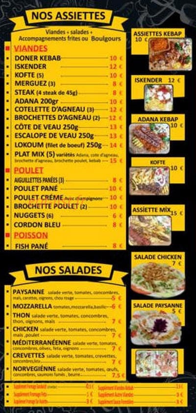 Adanali Restaurant — carte page 2