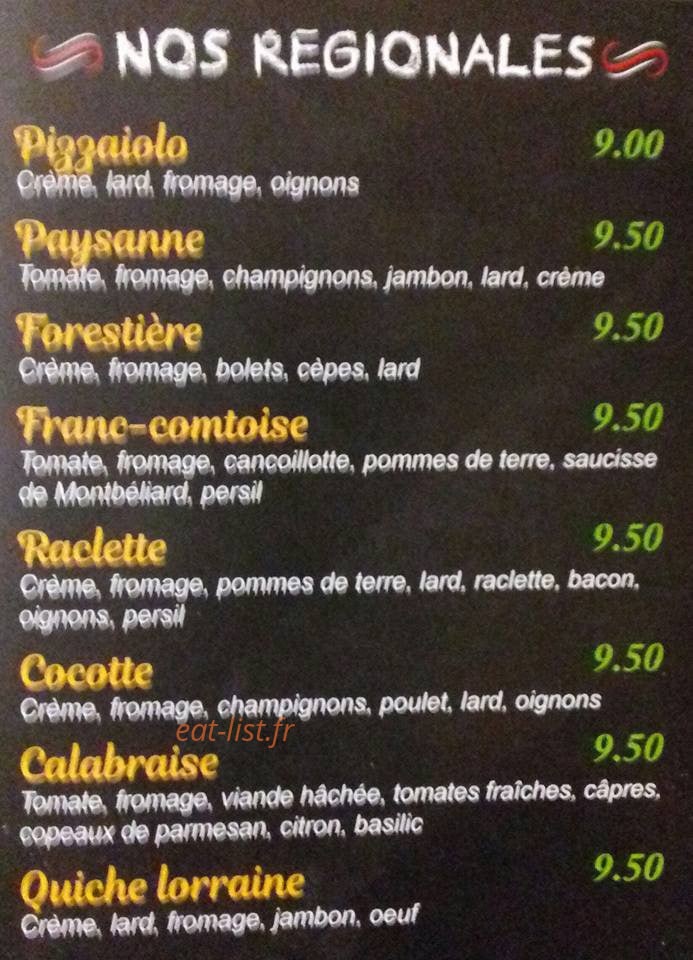 Pizza Presto — carte page 4