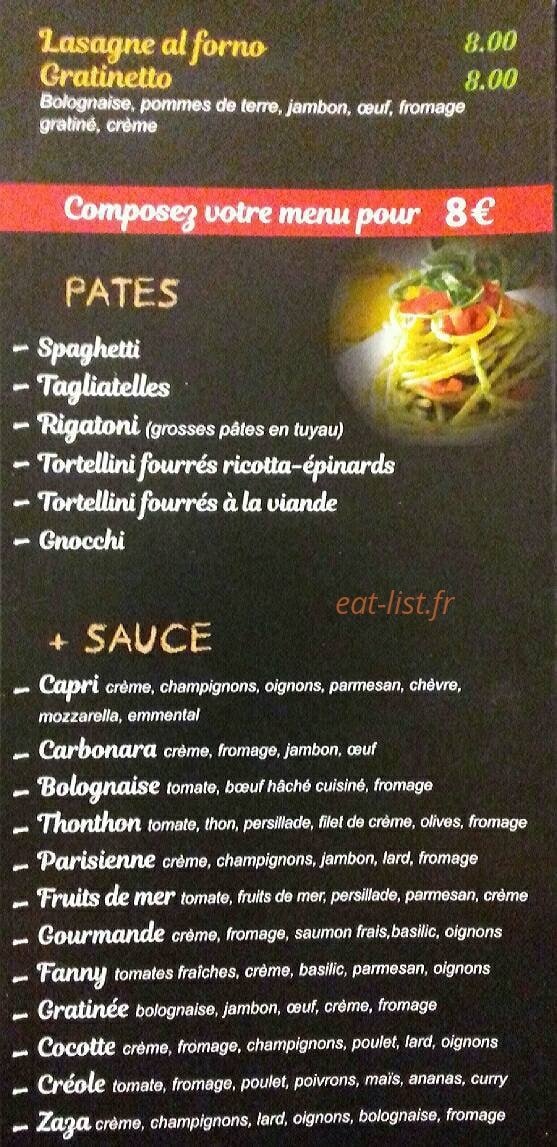 Pizza Presto — carte page 7