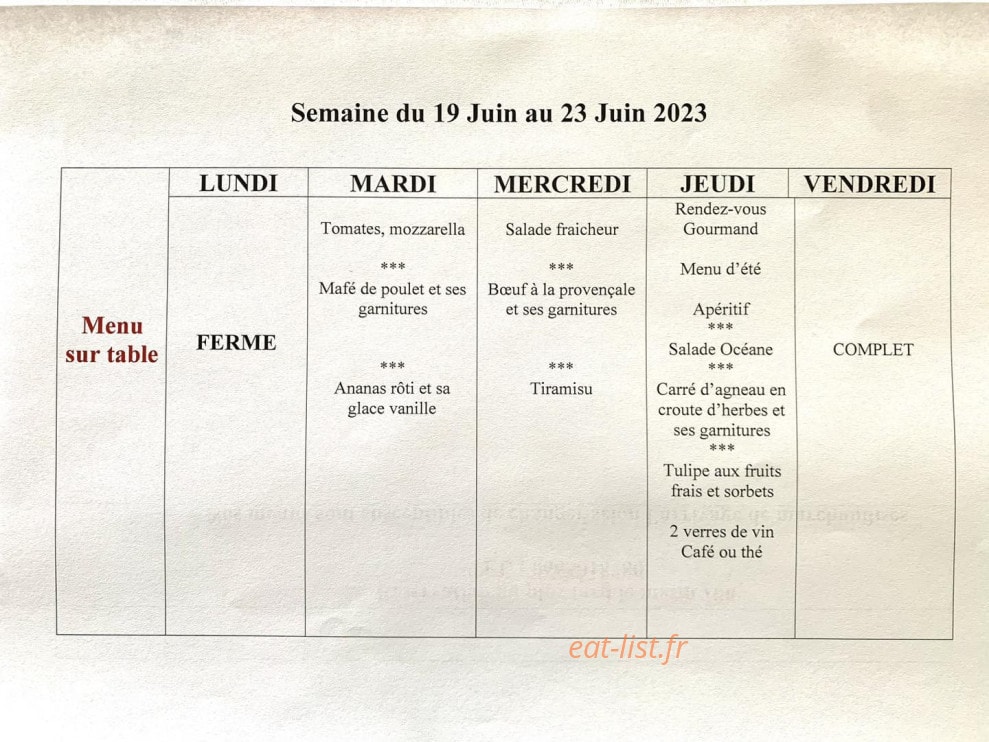 Saveurs et Savoirs — carte page 1