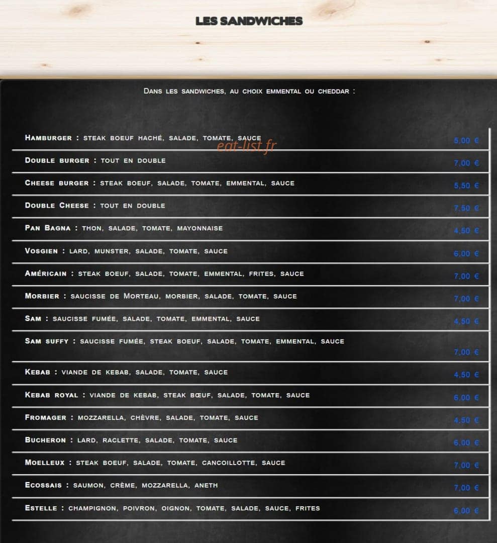 La Halte Comtoise — carte page 9