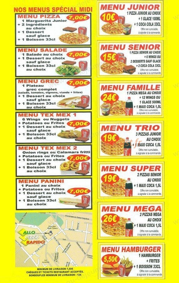 Allo pizza rapido — carte page 4