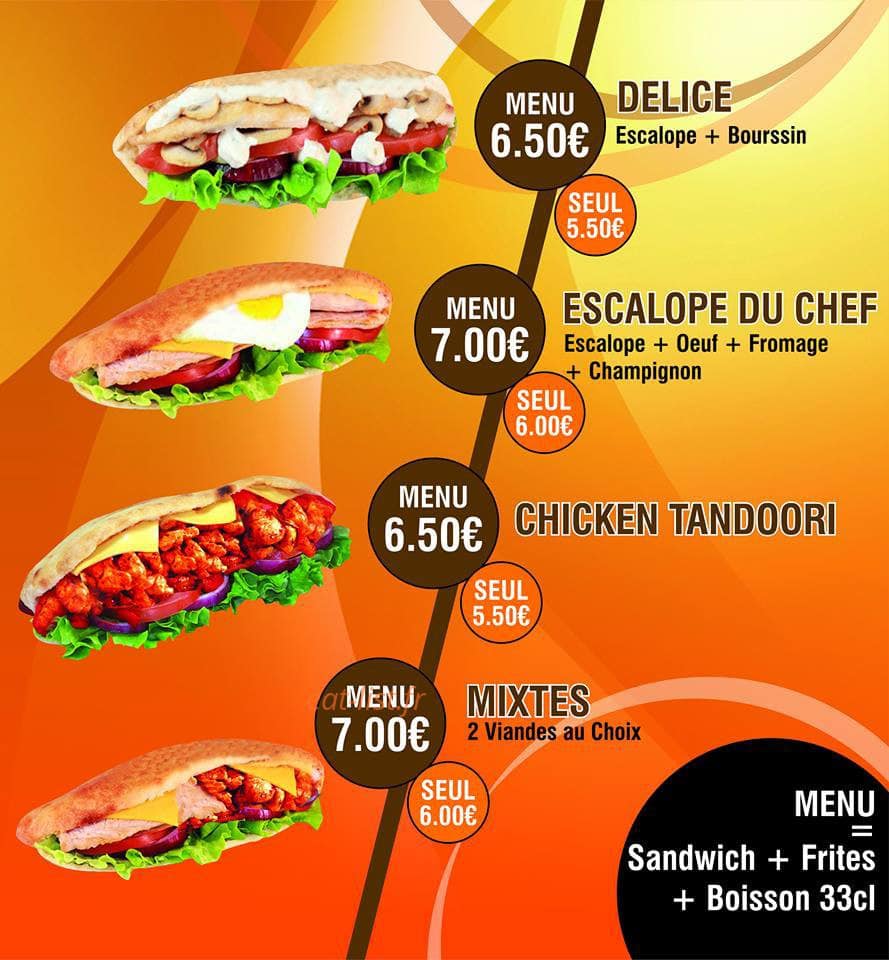 Food street — carte page 8