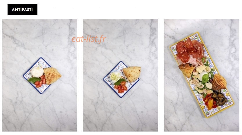 Italian Trattoria — carte page 4