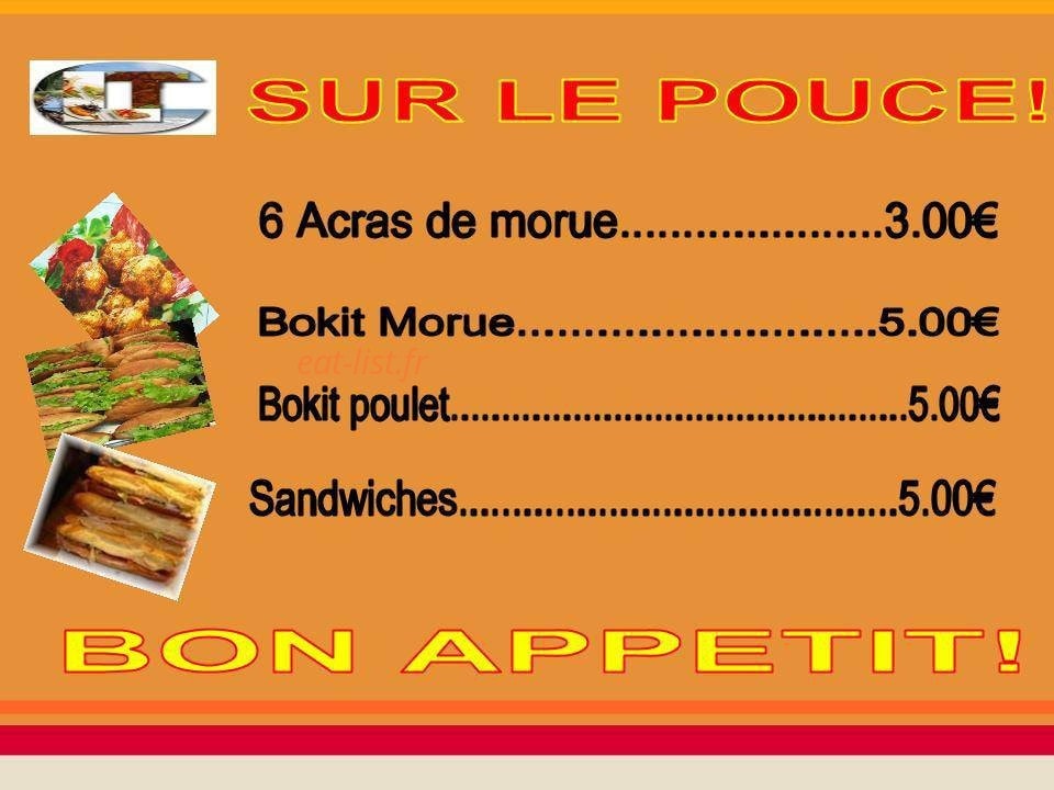 La Table Créole — carte page 2