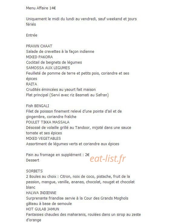 Namaste-Inde — carte page 3