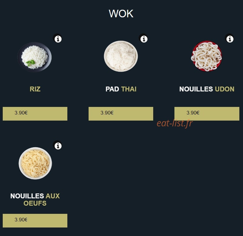 Phuket Wok — carte page 3
