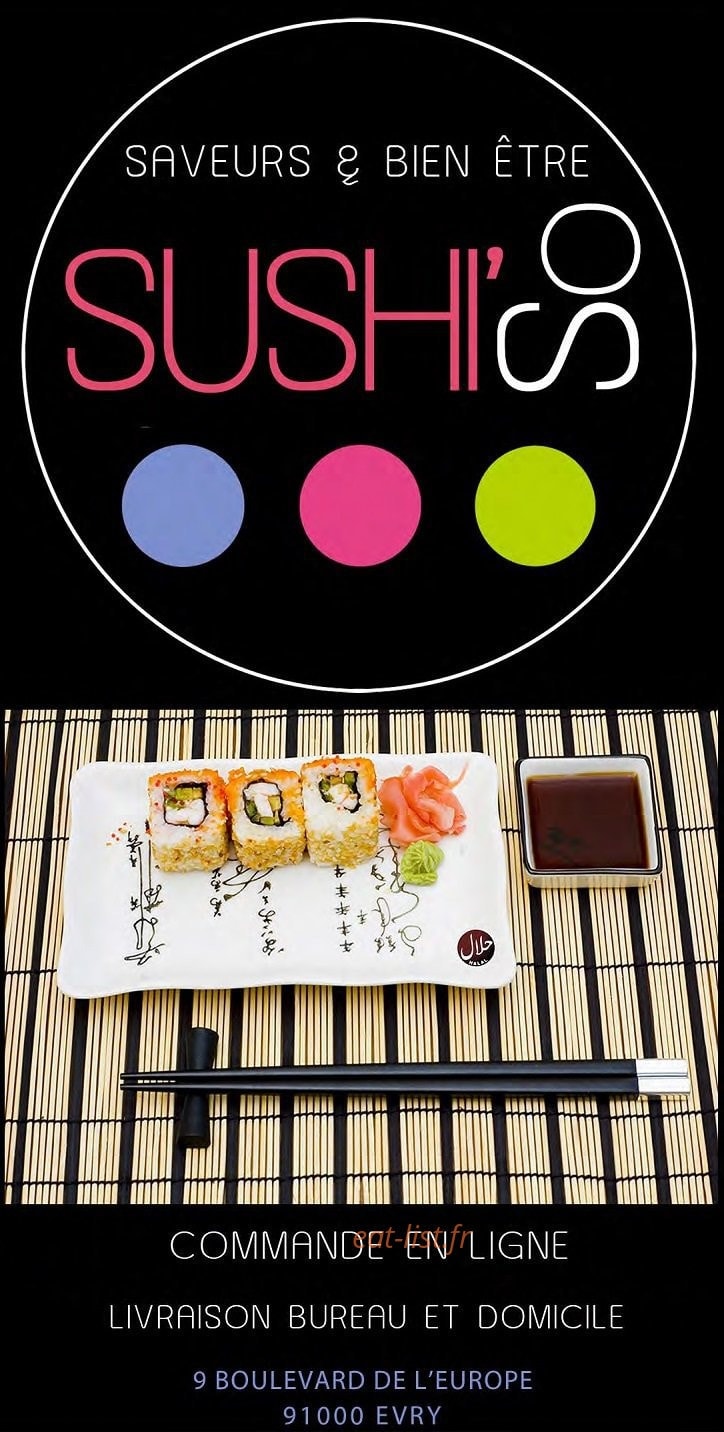 Sushi So — carte page 1