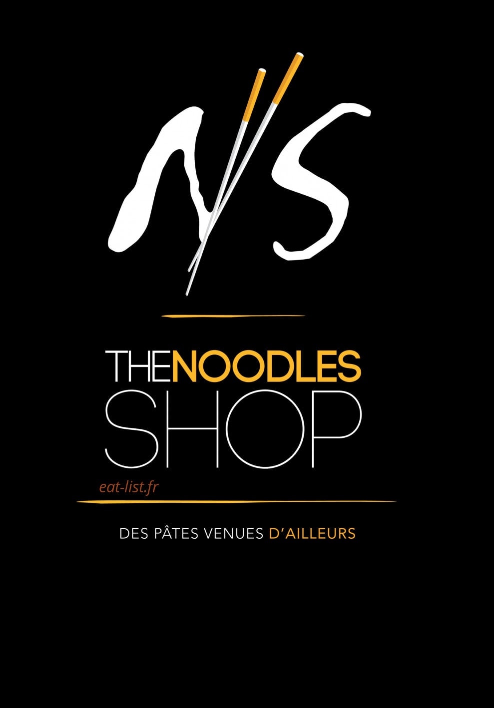 The Noodles Shop — carte page 1