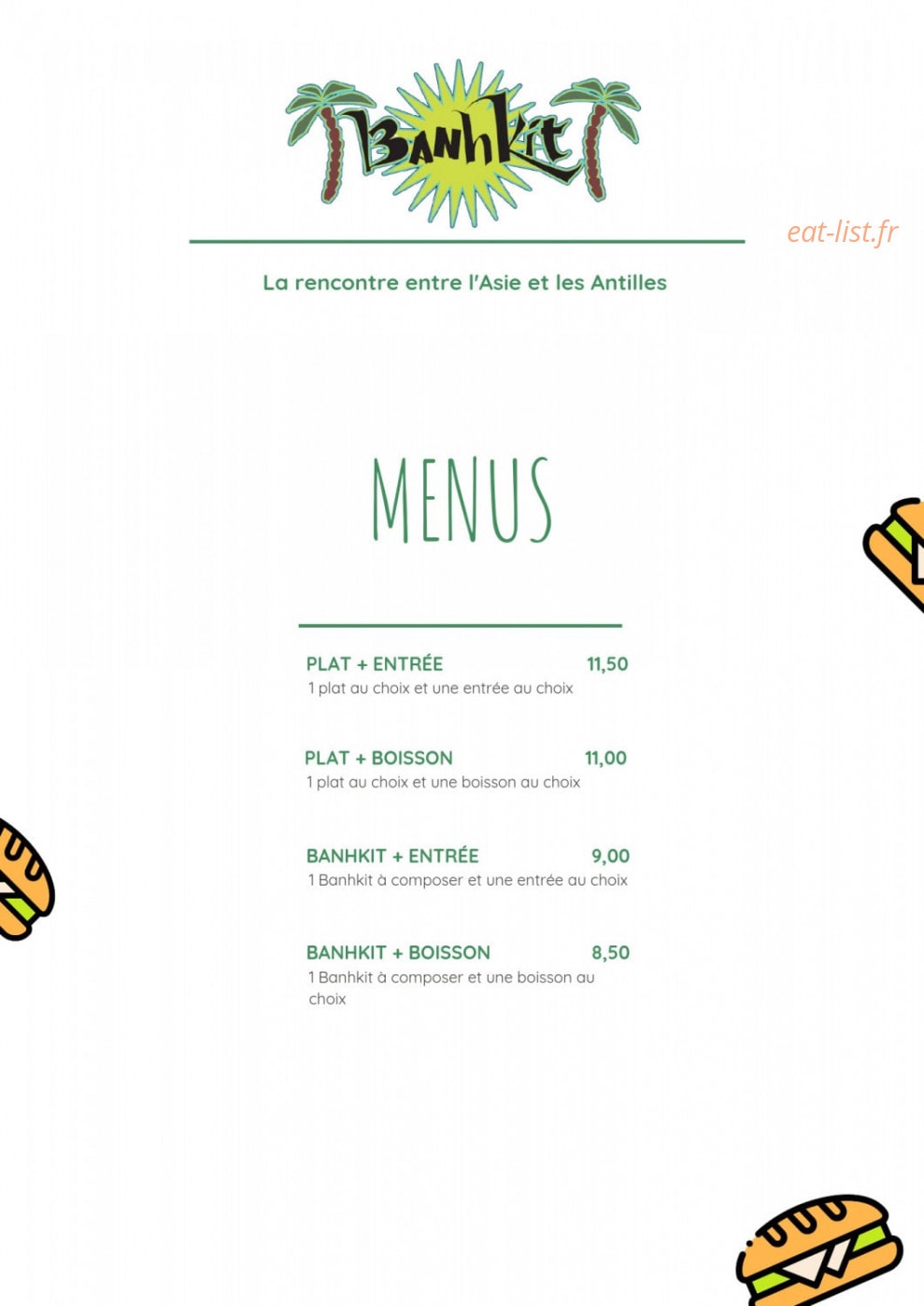 Banhkit — carte page 1