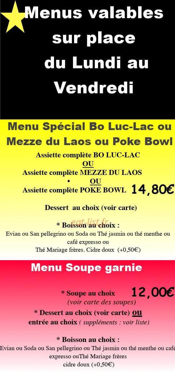 Little Saigon Restaurant — carte page 8