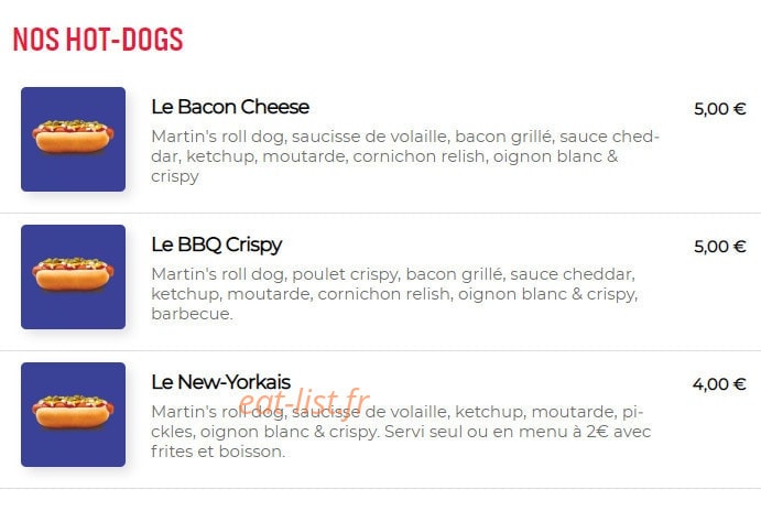 442 burger — carte page 3