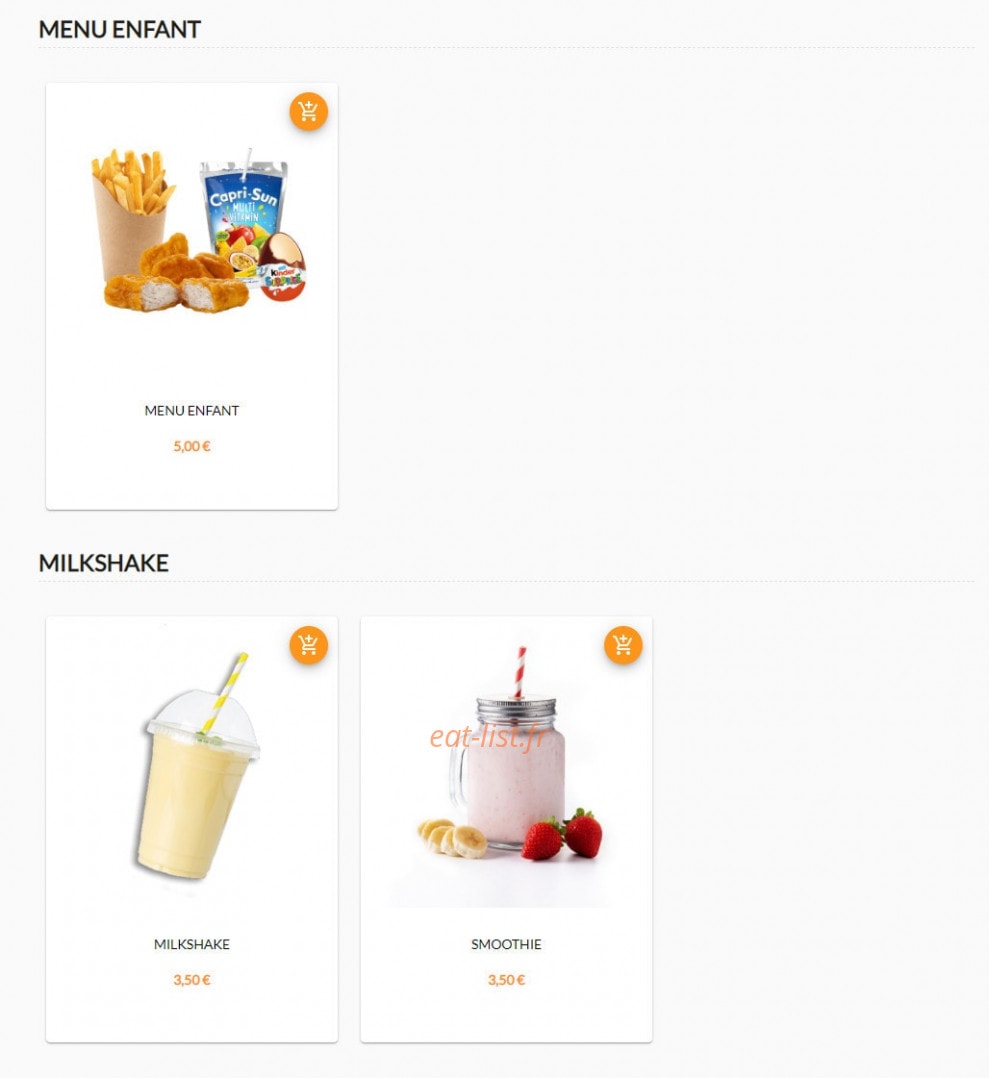 Gold'N Food — carte page 3