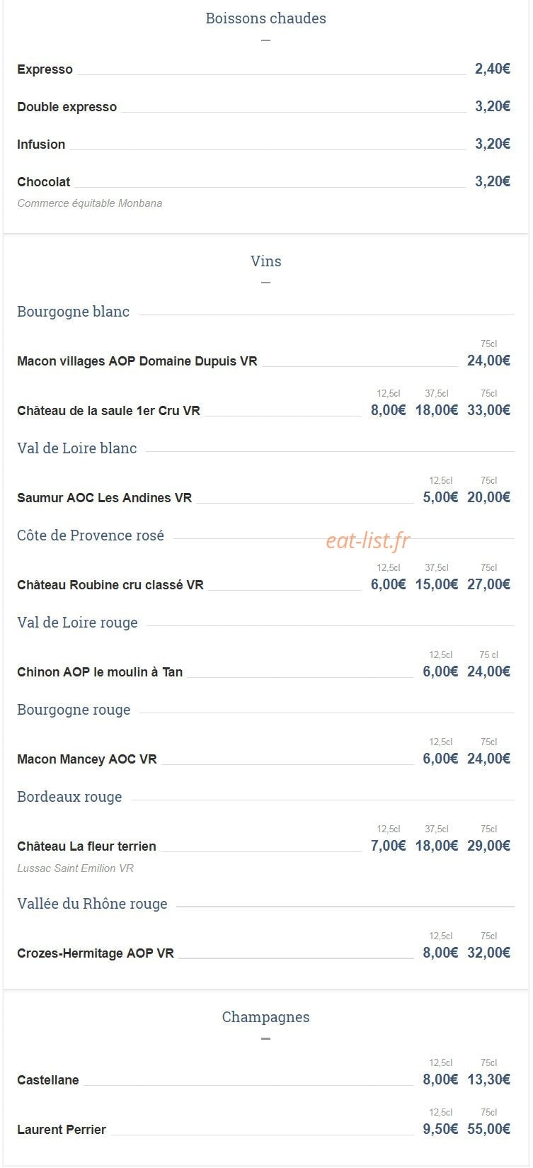 L'Accor-d Gourmand — carte page 5