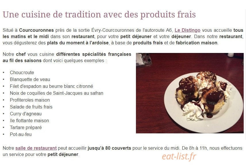 Le Distingo — carte page 2