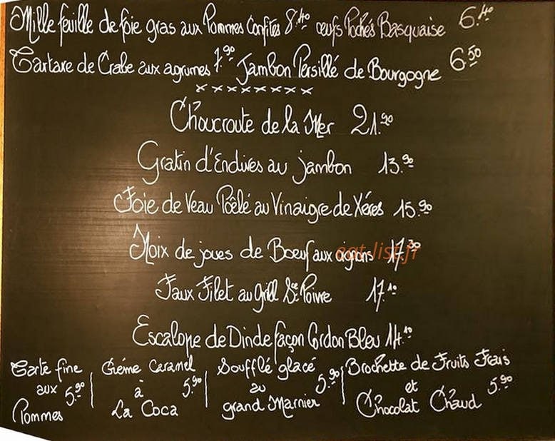 Le Distingo — carte page 1
