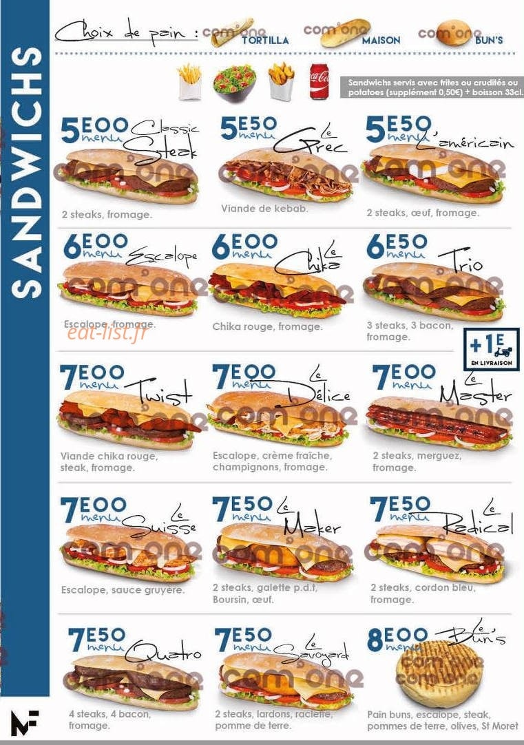 Make Food — carte page 5