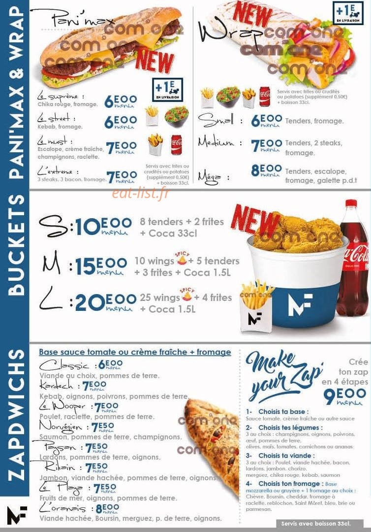 Make Food — carte page 2
