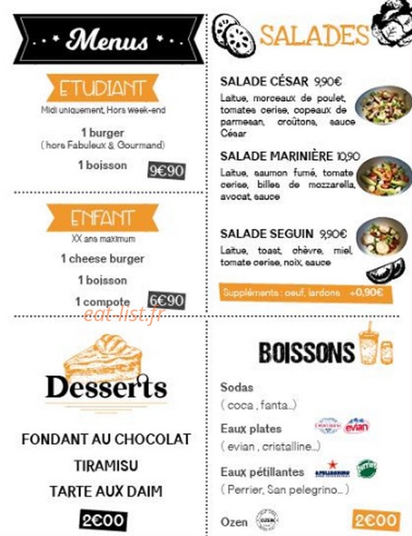 O'Meal Sens — carte page 4