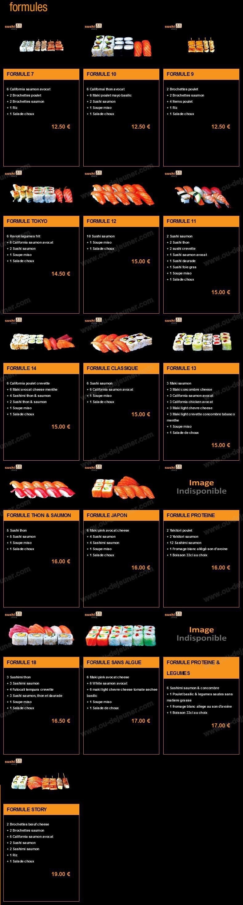 Sushi Story — carte page 15